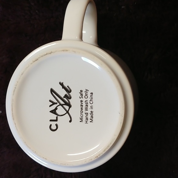 Clay art ceramic his and hers coffee mugs - Picture 6 of 6